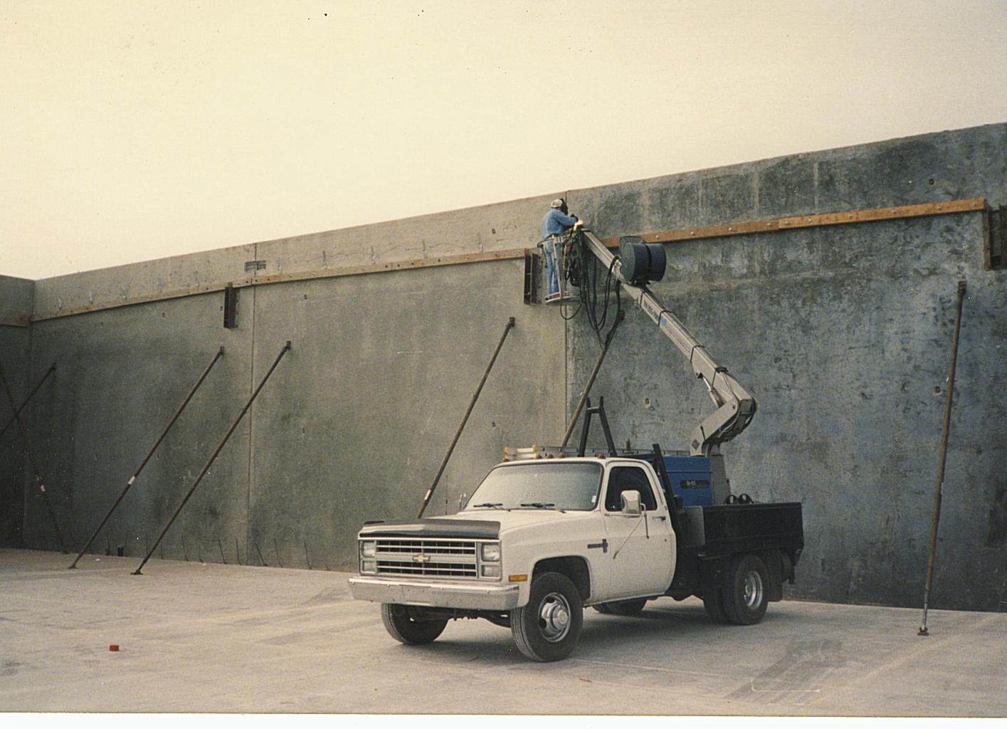 Welding tiltup panels 1993